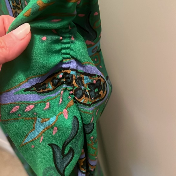 Zara Italian Summer Tropicana Mini Dress Art To Wear Artsy Medium - Picture 6 of 6